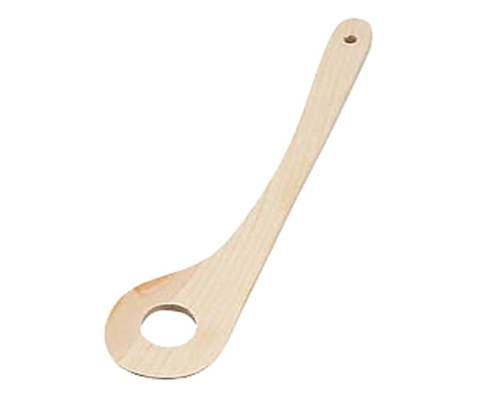 カンダ 桧・調理ヘラ 穴明  1個（ご注文単位1個）【直送品】