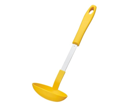 カンダ 抗菌・耐熱『いろ・色』お玉 イエロー  1個（ご注文単位1個）【直送品】