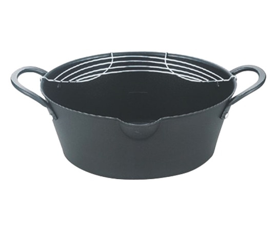 タマハシ 彩芭(いろは)楕円天ぷら鍋24cm DIR-24T 1個（ご注文単位1個）【直送品】