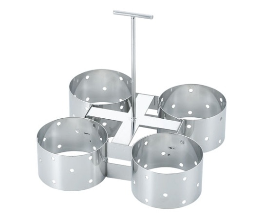 カンダ 18-8 4連かき揚げリング  1個（ご注文単位1個）【直送品】