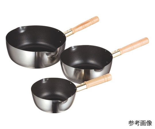 赤川器物製作所 AG 21-0電磁雪平鍋 シルクウェアー 24cm  1個（ご注文単位1個）【直送品】