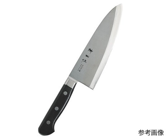 アズワン 神田作 黒合板出刃 21cm  1個（ご注文単位1個）【直送品】