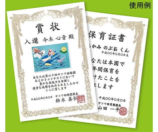 サンワサプライ インクジェット手作り賞状用紙 A5 縦 JP-SHA5TN 1セット(ご注文単位1セット)【直送品】