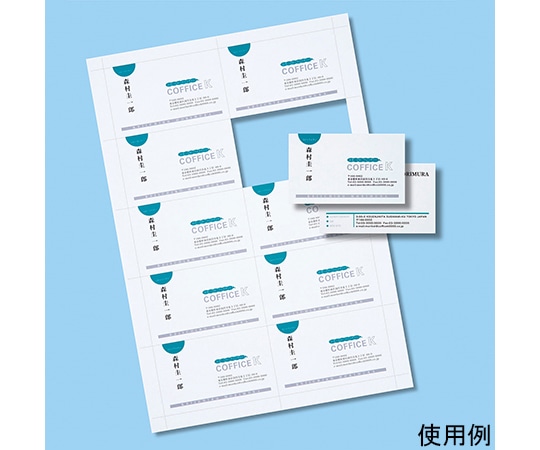 サンワサプライ マルチタイプ名刺カード 厚手 JP-MCM07N 1セット(ご注文単位1セット)【直送品】