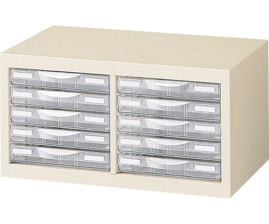 生興 整理ケース(ニューグレー) A4判2列浅型5段 A4G-P205S 1台(ご注文単位1台)【直送品】