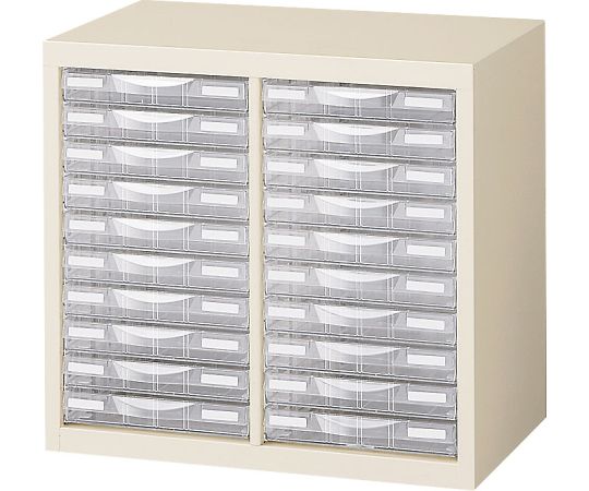 生興 整理ケース(ニューグレー) A4判2列浅型10段 A4G-P210S 1台(ご注文単位1台)【直送品】