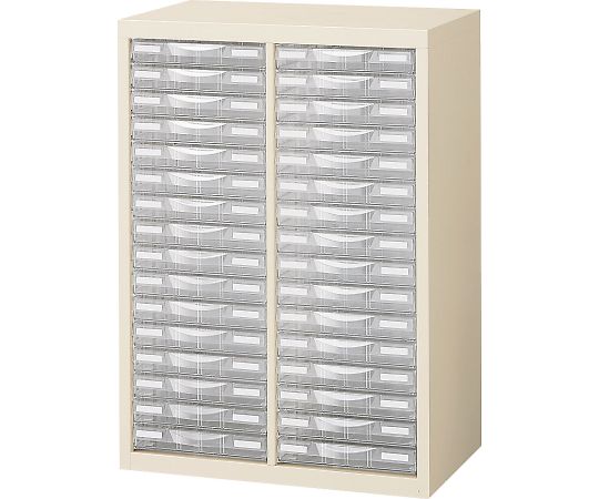 生興 整理ケース(ニューグレー) A4判2列浅型16段 A4G-P216S 1台(ご注文単位1台)【直送品】