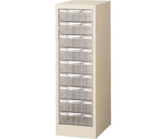 生興 整理ケース(ニューグレー) A4判1列深型9段 A4G-P109L 1台(ご注文単位1台)【直送品】