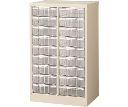 生興 整理ケース(ニューグレー) A4判2列深型9段 A4G-P209L 1台(ご注文単位1台)【直送品】