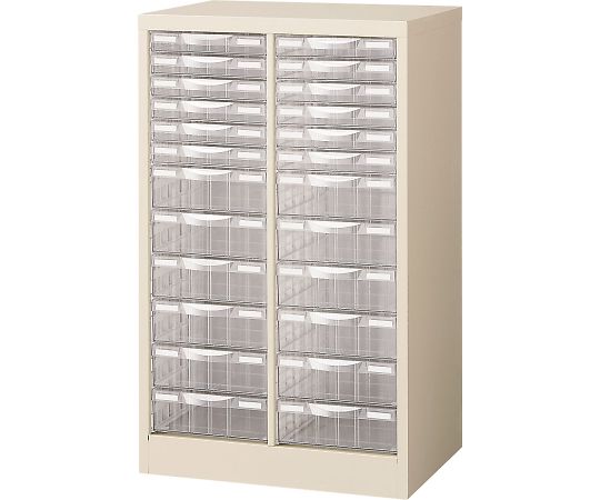 生興 整理ケース(ニューグレー) A4判2列浅型6段・深型6段 A4G-P212C 1台(ご注文単位1台)【直送品】