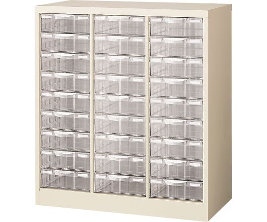 生興 整理ケース(ニューグレー) A4判3列深型9段 A4G-P309L 1台(ご注文単位1台)【直送品】