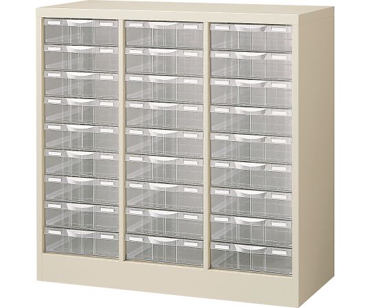 生興 整理ケース(ニューグレー) B4判3列深型9段 B4G-P309L 1台(ご注文単位1台)【直送品】