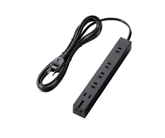 エレコム 回転機能タップ 6個口(内3ピン1) 3m ブラック T-KF01-2630BK 1個(ご注文単位1個)【直送品】