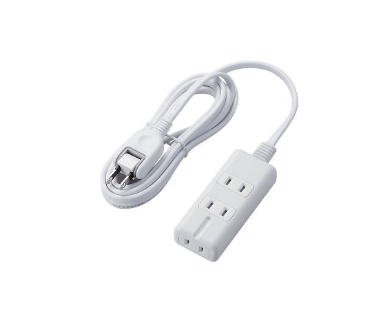 エレコム 磁石タップ 3個口(内3ピン1) 2m ホワイト T-KM01-2320WH 1個(ご注文単位1個)【直送品】