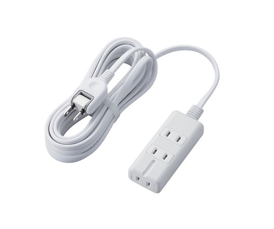 エレコム 磁石タップ 3個口(内3ピン1) 5m ホワイト T-KM01-2350WH 1個(ご注文単位1個)【直送品】