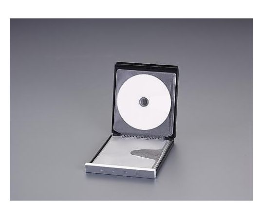 エスコ 156x19x140mm CD/DVD/BD(8枚/ブラック) EA762EE-141 1個(ご注文単位1個)【直送品】