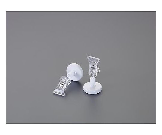 エスコ 32x 65mm マグネット付クリップ(2個入) EA762FG-431 1袋(ご注文単位1袋)【直送品】