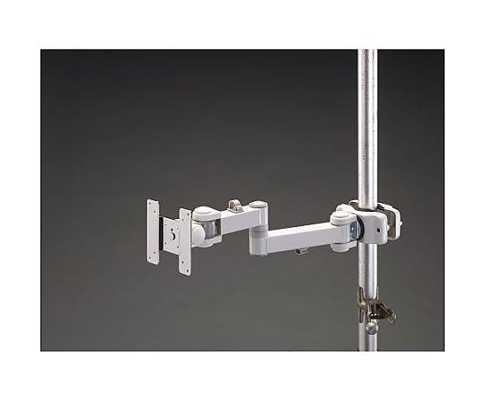 エスコ 435mm モニターアーム(支柱取付用) EA764AG-62 1個(ご注文単位1個)【直送品】