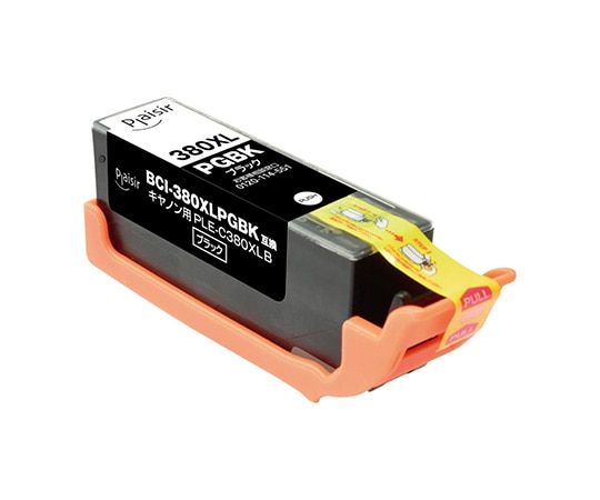 プレジール プレジール 汎用インクカートリッジ BCI-380XLPGBK用 ブラック(顔料) PLE-C380XLB 1個(ご注文単位1個)【直送品】