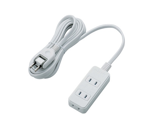 エレコム シャッタータップ 3個口 3m ホワイト T-ST02N-2330WH 1個(ご注文単位1個)【直送品】