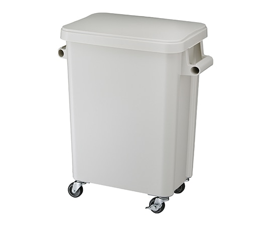 リス 厨房用キャスターペール45L <排水栓付> GY GGYK001 1個(ご注文単位1個)【直送品】