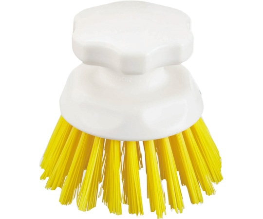 山崎産業(コンドル) HGハンドブラシ丸型 Y(イエロー) 1ケース(10個入) CL614-000X-MB-Y 1ケース(ご注文単位1ケース)【直送品】