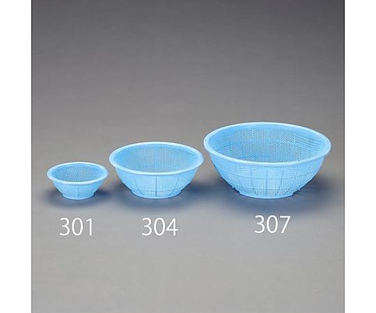 アズワン φ330x125mm ざる(ポリエチレン製) EA506AC-306 1個（ご注文単位1個）【直送品】