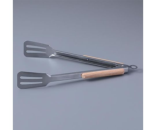 アズワン 55x300mm トング(ターナー型/天然木柄) EA595K-85 1本(ご注文単位1本)【直送品】