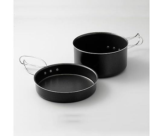 アズワン [2点組] 片手鍋・フライパンセット EA913VH-17 1セット（ご注文単位1セット）【直送品】