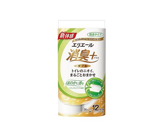 エリエール(大王製紙) エリエール 消臭+トイレット ほのかに香る12R 1パック(12ロール入) 823012 1パック(ご注文単位1パック)【直送品】