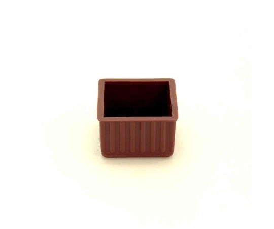 和気産業 イスキャップ 角脚用 茶 対象脚サイズ36mm BC-204 1個(ご注文単位1個)【直送品】
