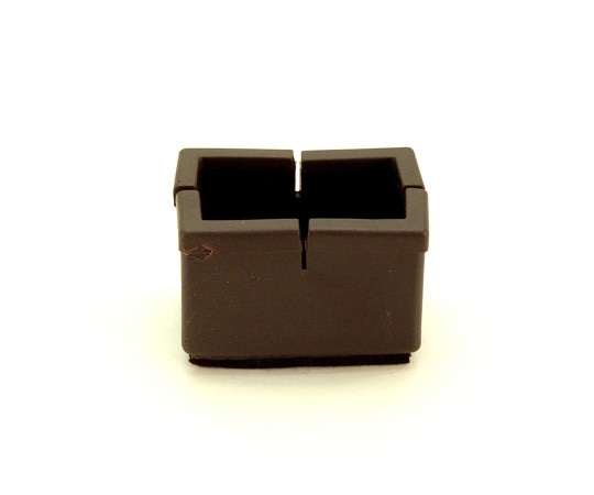 和気産業 ワイドフェルトキャップ 長角脚用 24-30mm×40-45mm 濃茶 4個入 GK-814 1袋(ご注文単位1袋)【直送品】