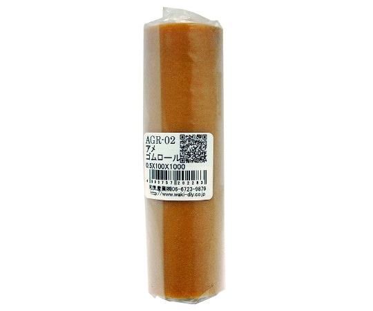 和気産業 アメゴムロール 厚み0.5mm×幅100mm×長さ1m AGR-02 1巻(ご注文単位1巻)【直送品】