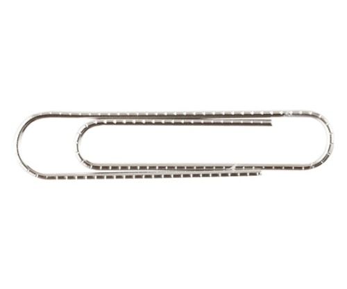 クラウン ゼムクリップ 極大 1箱(1000本入) CR-GM0010-SL 1箱(ご注文単位1箱)【直送品】