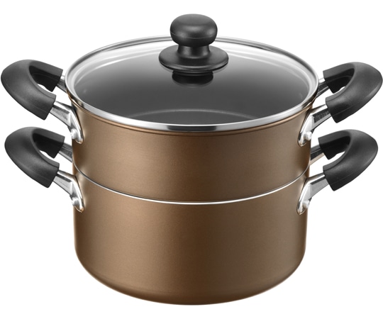 和平フレイズ Newおおらか鍋 IH二段蒸し器 20cm RB-2509 1個（ご注文単位1個）【直送品】