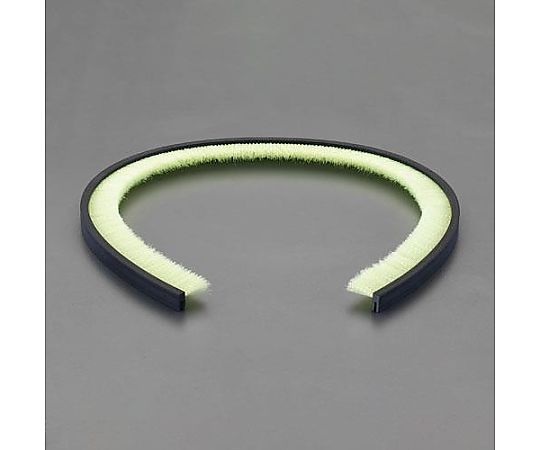 エスコ 30mmx1.0m シールブラシ(差込型/PP/黒) EA979KH-1B 1巻(ご注文単位1巻)【直送品】