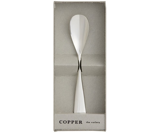 アヅマ COPPER the cutlery アイスクリームスプーン シルバー CI-1SVmi 1個（ご注文単位1個）【直送品】