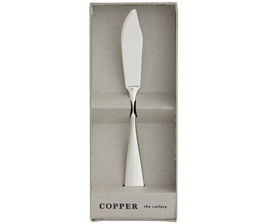 アヅマ COPPER the cutlery バターナイフ シルバー CB-1SVmi 1個（ご注文単位1個）【直送品】