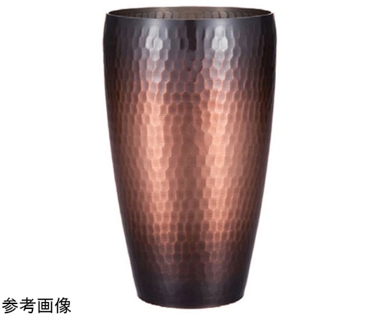 新光堂 槌目S型タンブラー 赤銅仕上げ 小 SI-101R 1個(ご注文単位1個)【直送品】