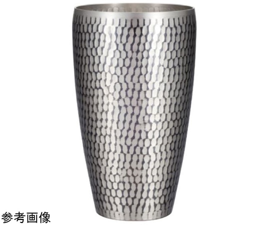 新光堂 槌目S型タンブラー 錫被仕上げ 中 SI-102SN 1個(ご注文単位1個)【直送品】