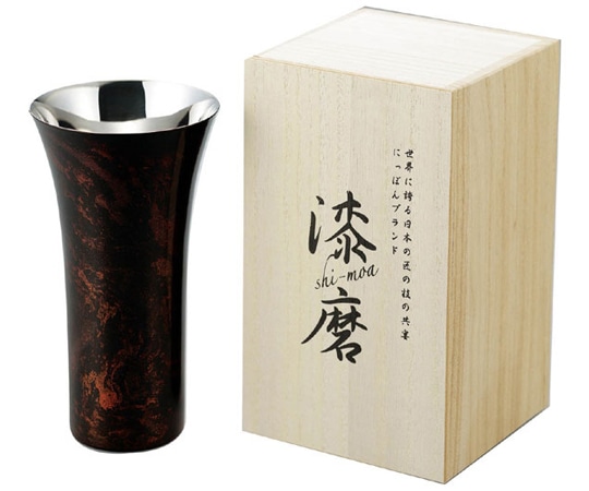 アサヒ 漆磨 シングルカップ L 黒漆流し SCS-L501 1個(ご注文単位1個)【直送品】