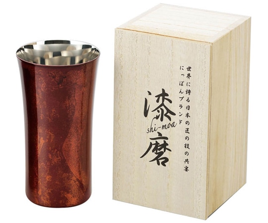 アサヒ 漆磨 シングルカップ S 赤漆流し SCS-S502 1個(ご注文単位1個)【直送品】