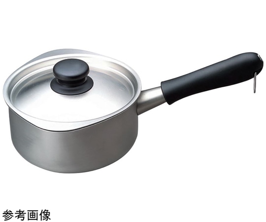 柳宗理 ミルクパン 16cm ミラー仕上げ 蓋なし 16cm ミラー仕上げ 蓋なし 1個(ご注文単位1個)【直送品】