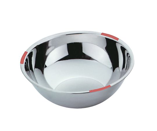 玉虎堂製作所 18-8 カラーアクセント厚手ミキシングボール ブルー 21cm 21cm ブルー 1個（ご注文単位1個）【直送品】