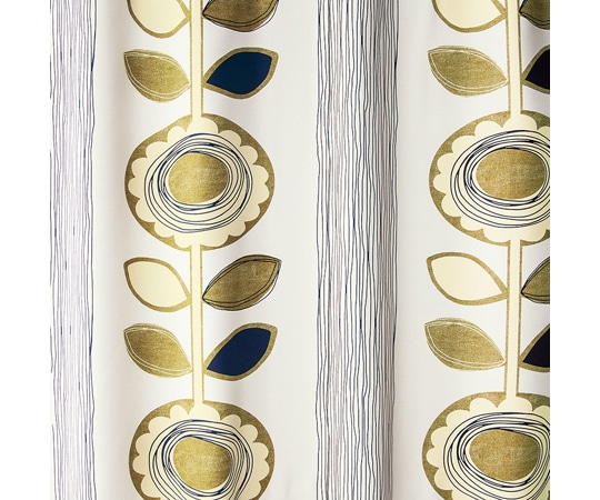 スミノエ 遮光カーテン サンフラワー 100×135cm アイボリー 1枚入 V1210 1枚(ご注文単位1枚)【直送品】