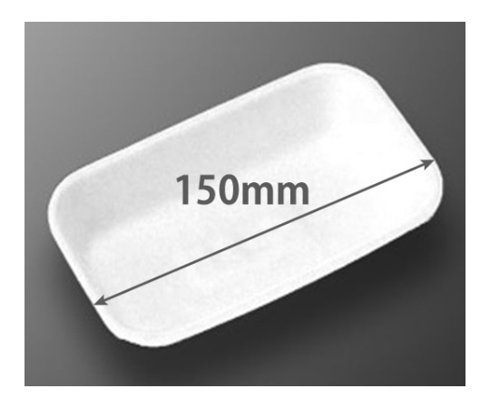 中央化学 トレー C-24 白 2800枚 13888 1ケース(ご注文単位1ケース)【直送品】