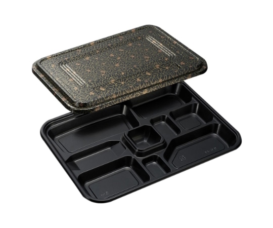 中央化学 仕出弁当 仕出容器 HS 仕切-29 黒-花小舞 120枚 172270 1ケース(ご注文単位1ケース)【直送品】