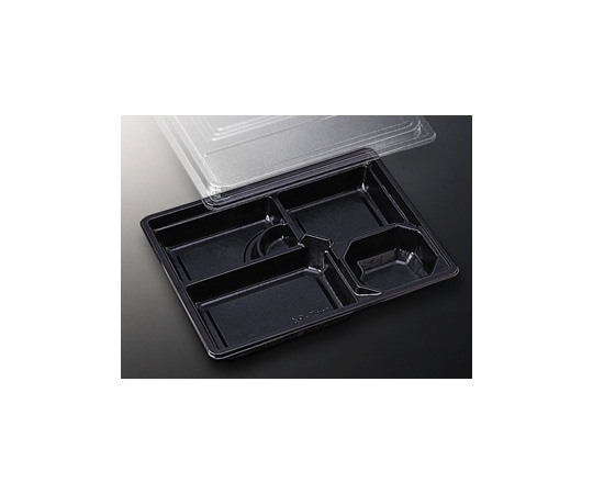 中央化学 仕出弁当 仕出容器 HS 仕切ー34 花小舞 透明蓋付 300枚 113555 1ケース(ご注文単位1ケース)【直送品】