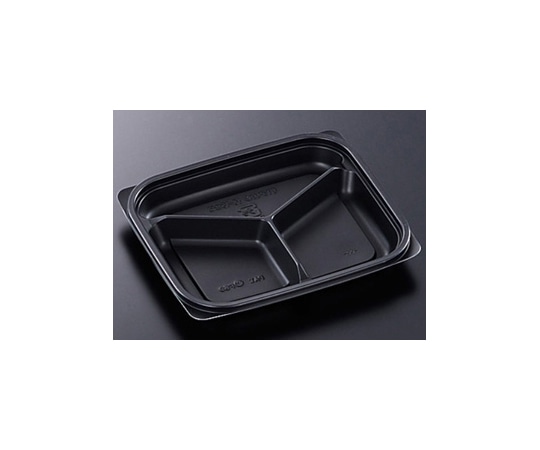 中央化学 惣菜容器 CTデリカン18-15 三ッ仕切BL 身 800枚 162107 1ケース(ご注文単位1ケース)【直送品】