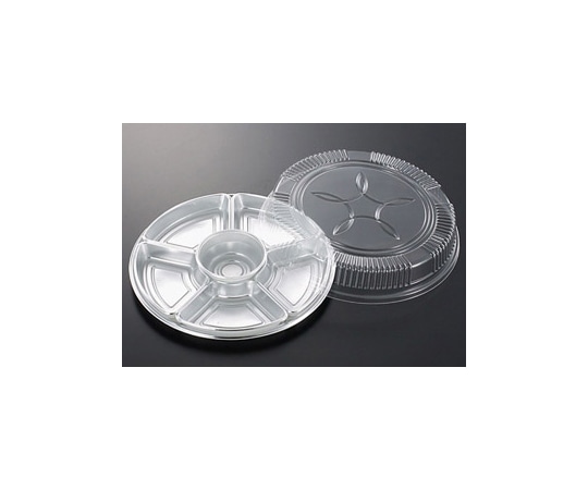 中央化学 オードブル容器 DXオードブル丸1W 4点セット 100枚 384347 1ケース(ご注文単位1ケース)【直送品】